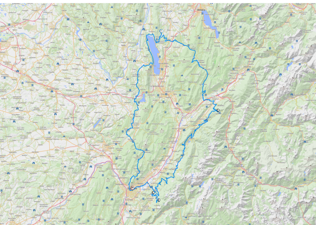 Roadbook circuit Grenoble